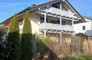 Wohnung mieten in 83064 Raubling, Helle und geräumige 4-Zimmer Maisonette-Wohnung mit 2 Balkonen, Garage und Schwedenofen in Raubling