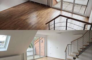 Wohnung mieten in Westerende 46, 26789 Leer, Helle 4-Zimmer Maisonette Wohnung mit Balkon in Leer (Ostfriesland)