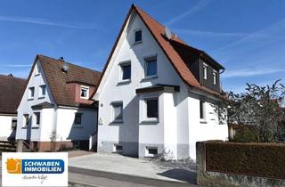 Haus kaufen in 89129 Langenau, KLEIN, ABER MEIN: Renoviertes, freistehendes Haus mit schönem Garten in Langenaus Mitte zu verkaufen