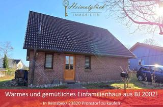 Einfamilienhaus kaufen in 23820 Pronstorf, Warmes und gemütliches Einfamilienhaus aus BJ 2002 - zu kaufen in Reinsbek!