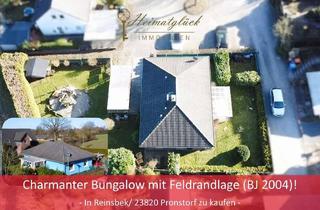Haus kaufen in 23820 Pronstorf, Charmanter Bungalow mit Feldrandlage (BJ 2004)- in 23820 Reinsbek/Pronstorf zu kaufen -