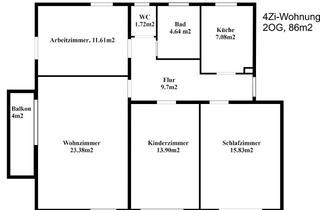 Wohnung mieten in Am Wiesenhang, 38685 Langelsheim, Ruhige 4-Zi-Wohnung mit Balkon, Talblick & Garage – Natur, Aussicht, Sackgasse