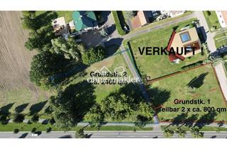 Immobilie kaufen in Nordweg, 16766 Kremmen, 10% OSTER RABATT! Nette Nachbarn gesucht! 2 große, teilbare, sonnige Grundstücke in 16766 Kremmen!