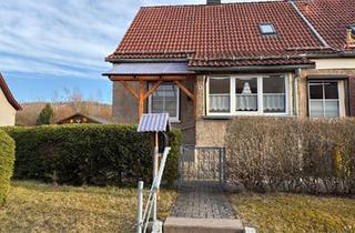 Haus kaufen in 38875 Tanne, Oberharz am Brocken - Reihenendhaus | ca. 100 m² | 478 m² Grundstück | Garage & Garten