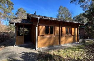 Haus kaufen in 15754 Heidesee, Heidesee - kleines Blockbohlenhaus in Bindow-Süd, Seenähe, Fussbodenheizung