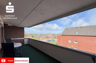 Wohnung kaufen in 26553 Dornum, Tolle, helle Oberwohnung mit großem Balkon und Weitblick