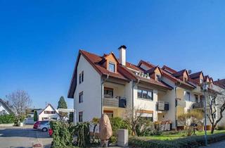 Wohnung kaufen in 69190 Walldorf, Wohnen mit Wohlfühlfaktor: Gepflegte Dachgeschosswohnung mit Kamin & Dachterrasse