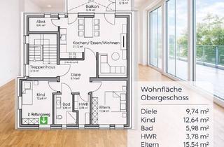 Wohnung mieten in Antoniusstraße 10, 47608 Geldern, Neubau 3-Zimmer-Wohnung mit Balkon im 1. OG in Geldern