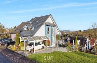 Haus kaufen in 63776 Mömbris, FAMILIENTRAUM MIT IDYLLISCHEM PANORAMA BLICK! Wunderschöne DHH mit Galerie in Mömbris-Rappach