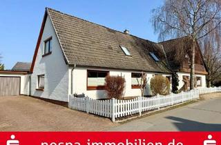 Haus kaufen in 25873 Rantrum, Teilweise vermietetes Wohnhaus mit 2 Wohneinheiten: Ideal für Eigentümer und/oder Anleger