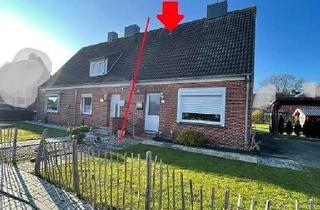 Doppelhaushälfte kaufen in 26802 Moormerland, Gepflegte Doppelhaushälfte mit großem Grundstück und Entwicklungspotenzial