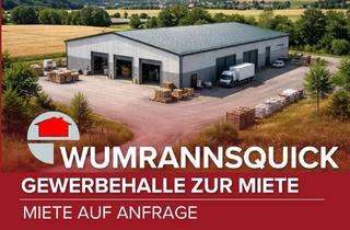 Gewerbeimmobilie mieten in 84329 Wurmannsquick, Wurmannsquick! Moderne Gewerbehalle mit flexibler Fläche (260309-P)