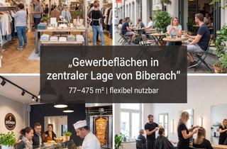 Immobilie mieten in 88400 Biberach, Moderne Gewerbeflächen in zentraler Lage von Biberach – 77 bis 475 m² | flexibel nutzbar