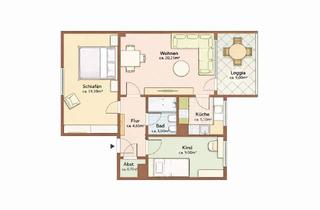 Wohnung kaufen in Am Sennenbusch 26a, 32052 Herford, Kapitalanlage mit Potenzial: Gut geschnittene 3-Zimmer-Wohnung in ansprechender Lage