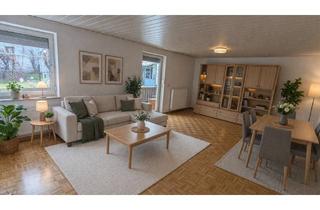 Wohnung mieten in 83308 Trostberg, Helle 3-Zimmer-Whg mit Terrasse, Garten, Keller, Werkstatt, Garage