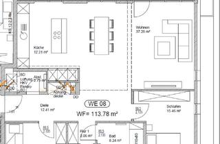 Penthouse mieten in 42653 Gräfrath, Exklusive, Penthouse-Wohnung mit großzügigem Balkon und unverbaubarem Fernblick in Solingen-Gräfrath