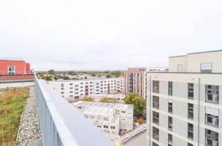 Penthouse mieten in Mathilde-Maier-Str. 11, 60326 Gallus, Luxuriöses Penthouse mit Weitblick und sonniger Dachterrasse – exklusiv über den Dächern der Stadt