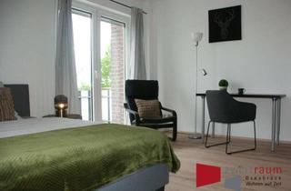 Immobilie mieten in 49086 Widukindland, Gartlage, möbliertes Apartment mit Balkon und PKW-Stellplatz.