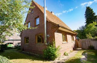 Einfamilienhaus kaufen in 25712 Burg, Familienfreundliches Haus mit Naturgarten, Dachterrasse und Entwicklungspotenzial