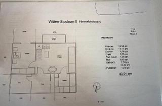 Wohnung kaufen in 58454 Witten, Witten - Ideales Studentenapartment in Witten-Stockum