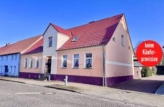 Einfamilienhaus kaufen in 17326 Brüssow, Brüssow - HORN IMMOBILIEN ++ großes Einfamilienhaus in Brüssow bei Löcknitz