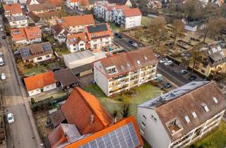 Wohnung kaufen in 89233 Neu-Ulm, 4-Zimmer Dachgeschosswohnung mit Balkon und Garage in beliebter Lage von Neu-Ulm/Pfuhl