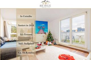 Wohnung kaufen in 34125 Wesertor, Langfristig vermietete 2-ZKB inkl. XXL-Terrasse & Stellplatz!