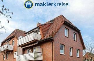 Wohnung kaufen in 26427 Esens, Zentral in Esens: Schöne Dachgeschosswohnung mit Balkon und Parkplatz!