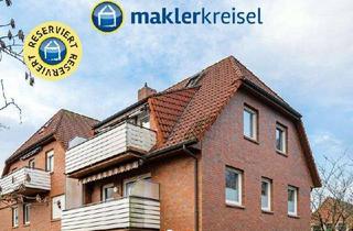 Wohnung kaufen in 26427 Esens, Zentral in Esens: Schöne Dachgeschosswohnung mit Balkon und Parkplatz!