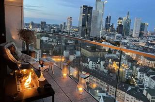 Wohnung mieten in Europa-Allee, 60327 Gallus, Grandtower - Living the high Life - Luxuriöse 4-Raum- Wohnung mit Balkon und Einbauküche