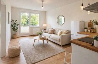 Wohnung mieten in Ernst-Thälmann-Straße, 04571 Rötha, *Für Paare/Single oder Berufstätige* Ruhige und helle 2-Raumwohnung + Einbauküche + Balkon!!!