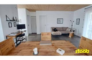 Wohnung mieten in 63743 Gailbach, WOHNEN IM MASSIVHOLZHAUS *** LICHTDURCHFLUTETE 75m² MIT TERRASSE UND GARTEN IN GAILBACH