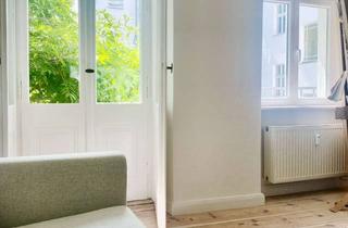 Wohnung mieten in Prenzlauer Berg, 10407 Prenzlauer Berg, Modernes Wohngefühl im Bötzowkiez – Stilvolle 2-Zimmer-Altbauwohnung mit Balkon & Top-Ausstattung!