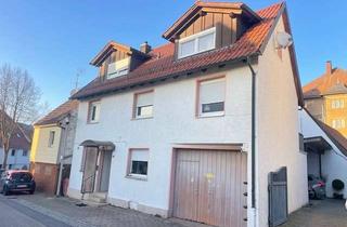 Einfamilienhaus kaufen in 74906 Bad Rappenau, Freistehendes Einfamilienhaus mit Garage – Renovierungsobjekt mit Potenzial