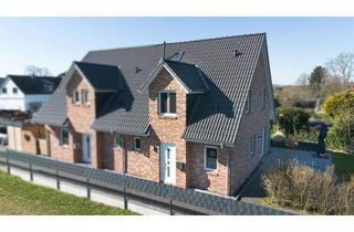 Doppelhaushälfte kaufen in 25474 Bönningstedt, Rarität in Bönningstedt: Neuwertige Doppelhaushälfte in Feldrandlage