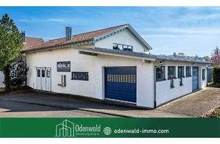 Gewerbeimmobilie kaufen in 74842 Billigheim, Großzügige, helle Gewerbehalle mit, Garten und Photovoltaikanlage - Umnutzungspotential vorhanden!