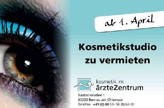 Gewerbeimmobilie mieten in Kastanienallee, 83233 Bernau, Kosmetik-/ Fußpflegestudio komplett eingerichtet mit Kundenstamm zu vermieten