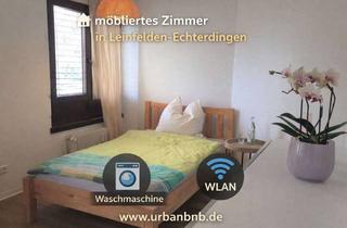 Immobilie mieten in Echterdinger Strasse, 70771 Leinfelden-Echterdingen, Gästezimmer mit Wlan, Waschbecken im Zimmer, Gästeküche, EtagenDusche/Wc, Waschmaschine/Tr