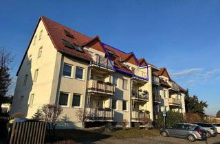 Wohnung mieten in Am Kalkberg 118, 01591 Riesa, ***HELLE MAISONETTEWOHNUNG MIT BALKON*** individuellem Grundriss und Dachschrägen – Wohncharakter mit Flair in Riesa