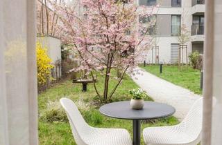 Wohnung mieten in 12435 Berlin, Stilvoll möbliertes Single-Apartment mit privater Gartenterrasse