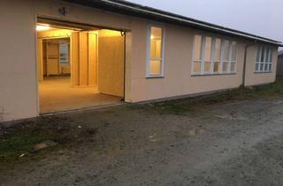 Gewerbeimmobilie mieten in Eichfeldstraße 36, 94486 Osterhofen, Arbeits- und Lagerhalle 60 qm, ggf. beheizbar, WC nutzbar, ebenerdiger Zufahrt mit Tor