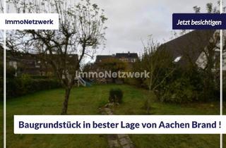 Immobilie kaufen in 52078 Aachen, TOP***Baugrundstück mit 1.221 m² in bester Lage von Aachen Brand***NEU