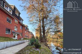 Wohnung kaufen in 21217 Seevetal, Wohnen mit Blick auf den Seevekanal – helle 3-Zimmer-Wohnung mit Balkon, Stellplatz & Einbauküche
