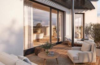 Penthouse kaufen in 40239 Düsseldorf, Solitär - Exklusives Penthouse auf ca. 204 m². Atemberaubende Aussichten und großzügige Terrassen.