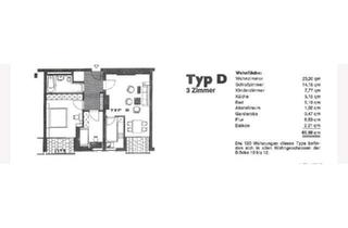 Wohnung kaufen in 63128 Dietzenbach, Dietzenbach - ?Helle 3-Zimmer-Wohnung mit zwei Balkonen & Garage in Dietzenbach