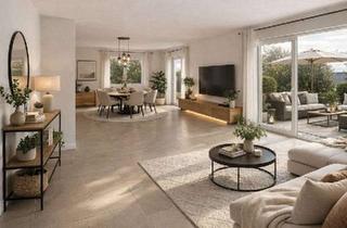 Wohnung kaufen in 69469 Weinheim, Stilvolle 3,5-Zimmer Erdgeschosswohnung mit Garten und Garage in Weinheim-Lützelsachsen