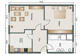 Wohnung kaufen in 71299 Wimsheim, Charmante 2,5-Zimmer-Wohnung mit Garage und viel Potenzial