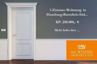 Wohnung kaufen in 22083 Barmbek-Süd, 1-Zimmer-Wohnung in Hamburg-Barmbek-Süd