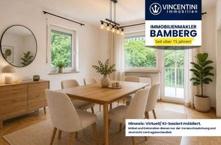 Wohnung kaufen in 96103 Hallstadt, + RESERVIERT + Renovierte EG 4-Zimmer WHG mit Balkon, Einbauküche und Garage