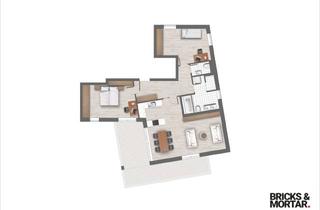 Wohnung kaufen in 86153 Innenstadt, Drei-Zimmer Wohnung im 2.OG und großer Terrasse